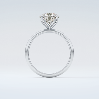 1.5 CT Round Cut Solitaire Moissanite Engagement Ring 14