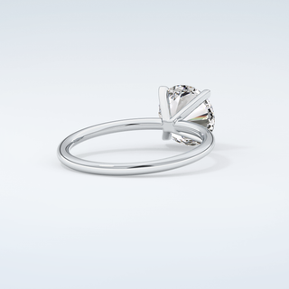 2.0 CT Round Cut Solitaire Moissanite Engagement Ring 15