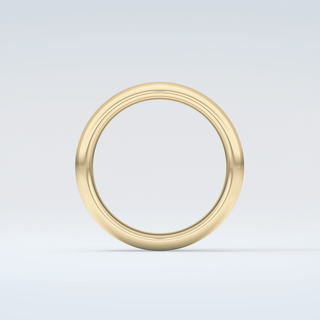 Classic Gold Shank Wedding Band 2