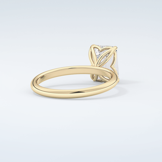 1.75 CT Emerald Cut Solitaire Moissanite Engagement Ring 3