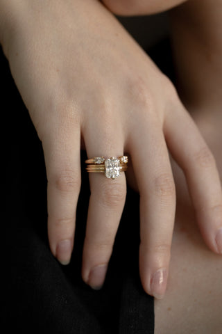 0.37 CT Round Full Eternity Lab Grown Diamond Wedding Band