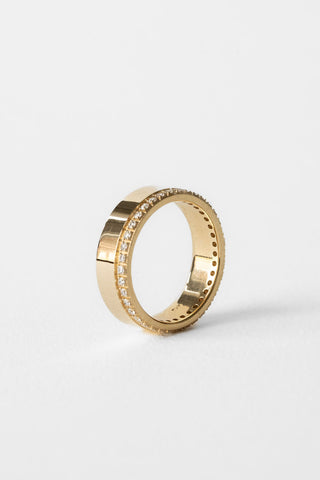 0.37 CT Round Full Eternity Lab Grown Diamond Wedding Band