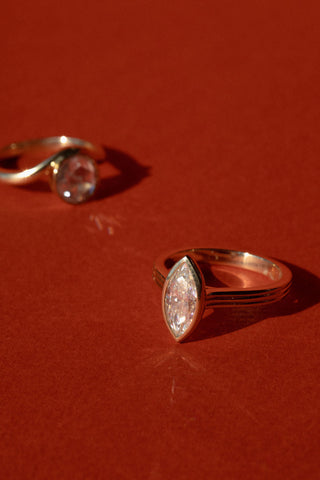 2 CT Round Three Stones Lab Grown Diamond Engagement Ring