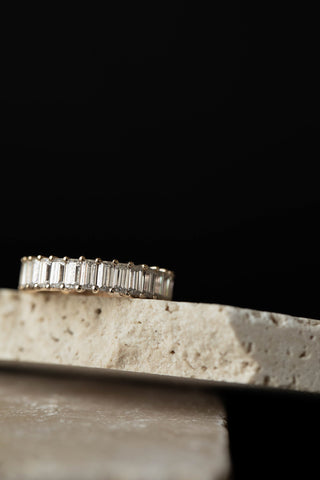 0.37 CT Round Full Eternity Lab Grown Diamond Wedding Band