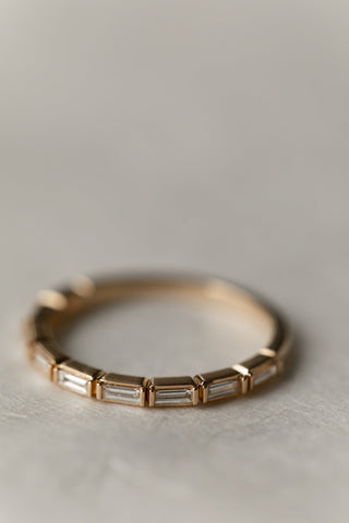 0.37 CT Round Full Eternity Lab Grown Diamond Wedding Band