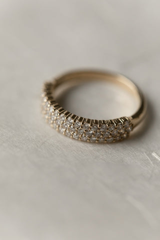 0.37 CT Round Full Eternity Lab Grown Diamond Wedding Band