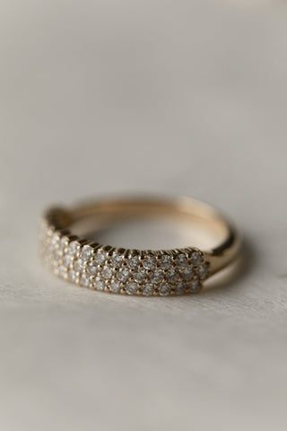 0.37 CT Round Full Eternity Lab Grown Diamond Wedding Band