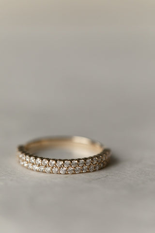 0.37 CT Round Full Eternity Lab Grown Diamond Wedding Band