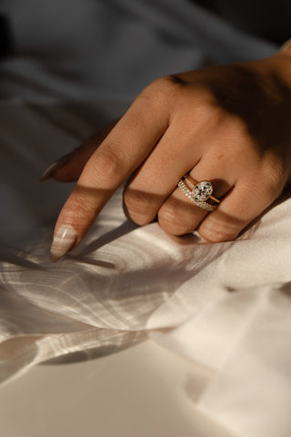 2 CT Round Three Stones Lab Grown Diamond Engagement Ring