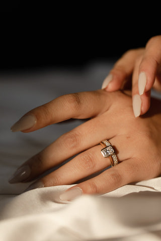 0.37 CT Round Full Eternity Lab Grown Diamond Wedding Band