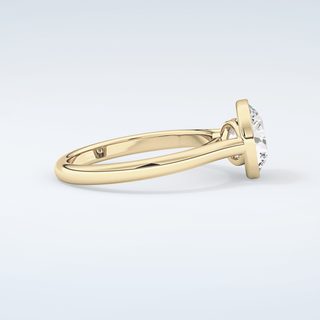 2.0 CT Round Cut Solitaire Moissanite Engagement Ring 4