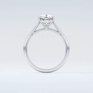 2.0 CT Cushion Cut Solitaire Moissanite Engagement Ring 14