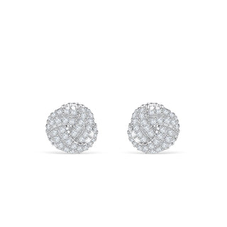 1.0 TCW Round Cut Stud Moissanite Earrings 5