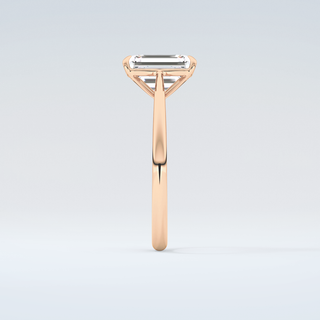 2.0 CT Emerald Cut Solitaire Moissanite Engagement Ring 11