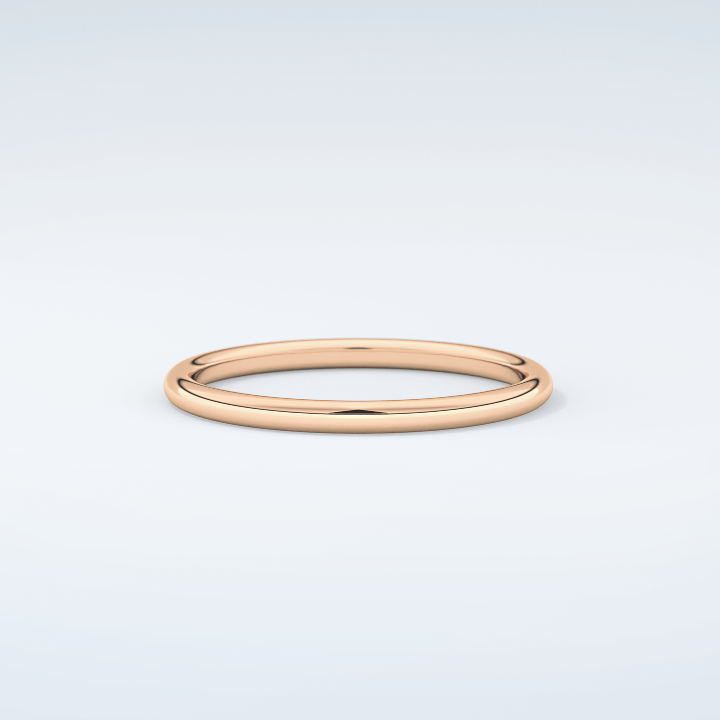 Sleek Simplicity Classic Shank Wedding Band