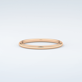 Sleek Simplicity Classic Shank Wedding Band 10