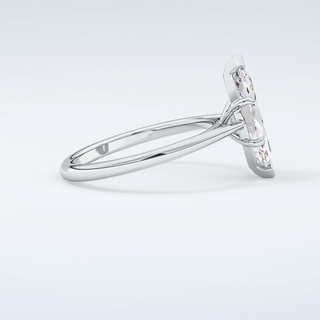 2.0 CT Marquise Cut Solitaire Moissanite Engagement Ring 16