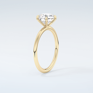 2.0 CT Round Cut Solitaire Moissanite Engagement Ring 6