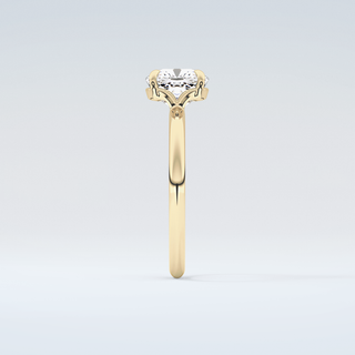 2.0 CT Cushion Cut Solitaire Moissanite Engagement Ring 5