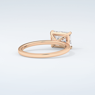 2.0 CT Emerald Cut Solitaire Moissanite Engagement Ring 9