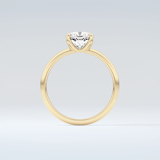 2.0 CT Cushion Cut Solitaire Moissanite Engagement Ring 2