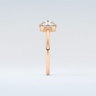 1.0 CT Round Cut Solitaire Moissanite Engagement Ring 11