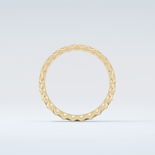 Textured Shank Wedding Band 2