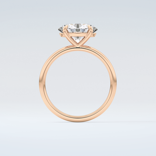 2.0 CT Oval Cut Solitaire Moissanite Engagement Ring 8