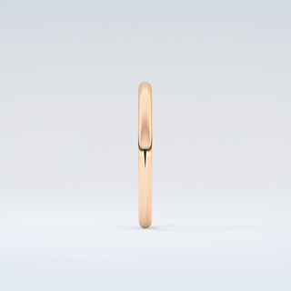 Yellow Gold Polished Classic Shank Wedding Band 11