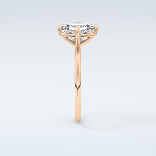 2.0 CT Asscher Cut Solitaire Moissanite Engagement Ring 12