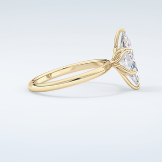 1.5  CT Marquise Cut Solitaire Moissanite Engagement Ring 4