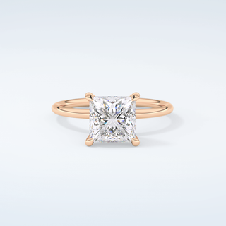 2.0 CT Princess Cut Solitaire Moissanite Engagement Ring 7