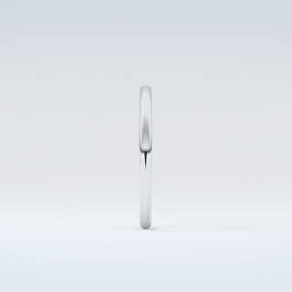 Sleek Simplicity Classic Shank Wedding Band 17