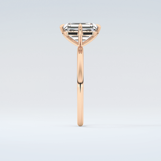 2.0 CT Emerald Cut Solitaire Moissanite Engagement Ring 11