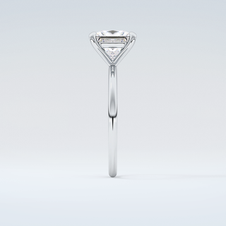 2.0 CT Princess Cut Solitaire Moissanite Engagement Ring 17