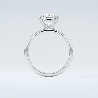 2.0 CT Cushion Cut Solitaire Moissanite Engagement Ring 14