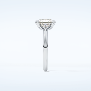 2.0 CT Radiant Cut Solitaire Style Moissanite Engagement Ring 17