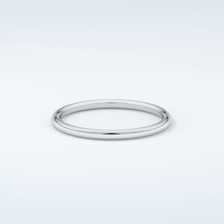 Sleek Simplicity Classic Shank Wedding Band 13