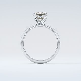 1.75 CT Emerald Cut Solitaire Moissanite Engagement Ring 14