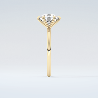 2.0 CT Round Cut Solitaire Moissanite Engagement Ring 5