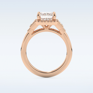 2.71 CT Multi-Stone Engagement Ring Featuring Emerald Moissanite 17