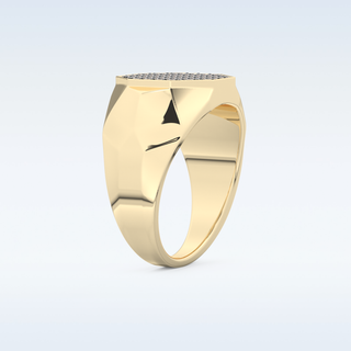 Multi Stones Style Wedding Band with 0.43 CT Round Cut Moissanite