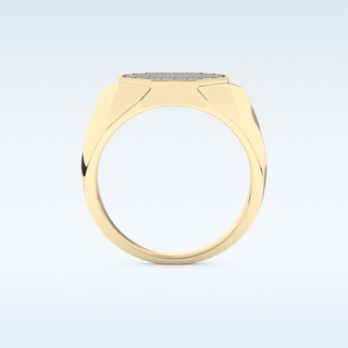 Multi Stones Style Wedding Band with 0.43 CT Round Cut Moissanite