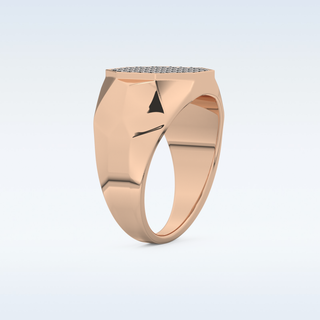 Multi Stones Style Wedding Band with 0.43 CT Round Cut Moissanite