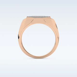 Multi Stones Style Wedding Band with 0.43 CT Round Cut Moissanite