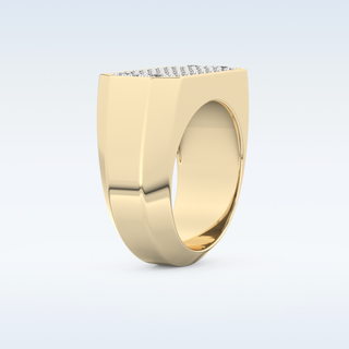 Multi Stones Style Wedding Band with 0.85 CT Round Cut Moissanite