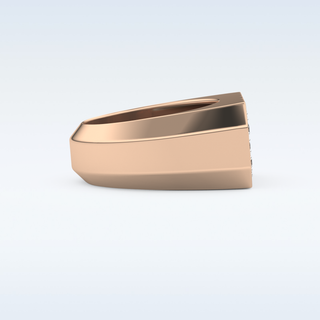 Multi Stones Style Wedding Band with 0.85 CT Round Cut Moissanite