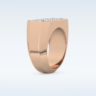 Multi Stones Style Wedding Band with 0.85 CT Round Cut Moissanite
