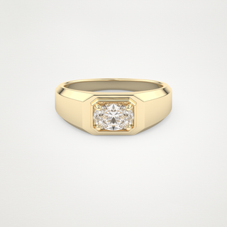 0.5 CT Solitaire Engagement Ring Featuring Oval Moissanite 7