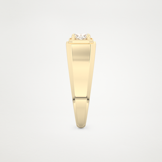 0.5 CT Solitaire Engagement Ring Featuring Oval Moissanite 12